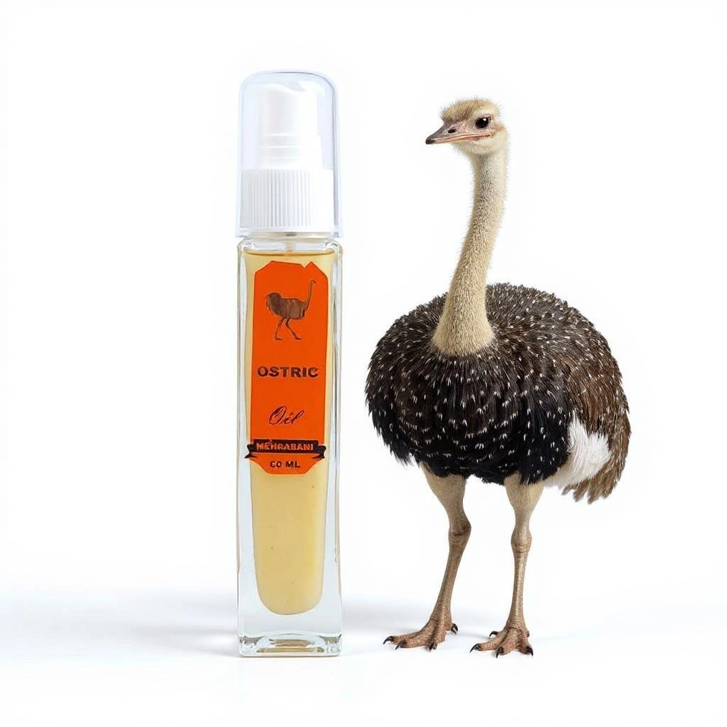 ostrich-oil-mehrabani-60ml-04 روغن شتر مرغ مهربانی